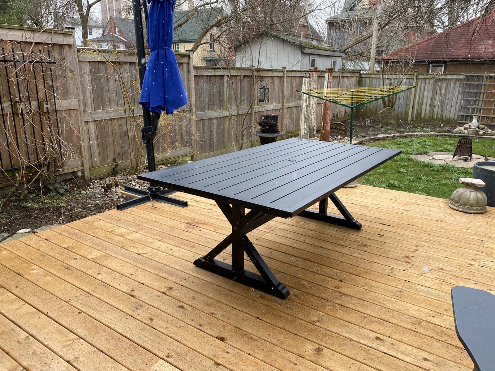 Protege Casual Outdoor Patio Furniture Southampton Slat Rectangular