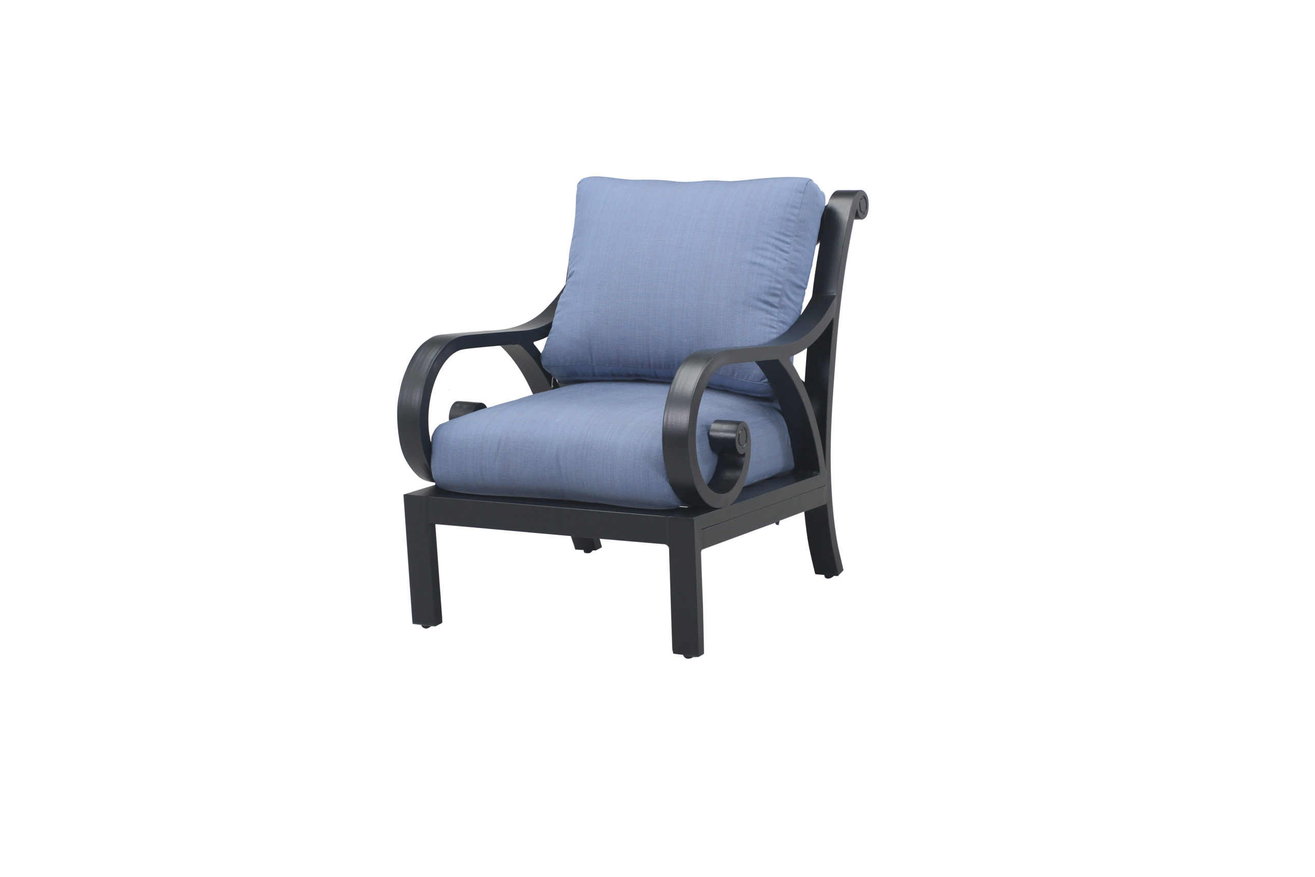 Protege Casual Outdoor Patio Furniture Athens Club Chair with Sunbrella