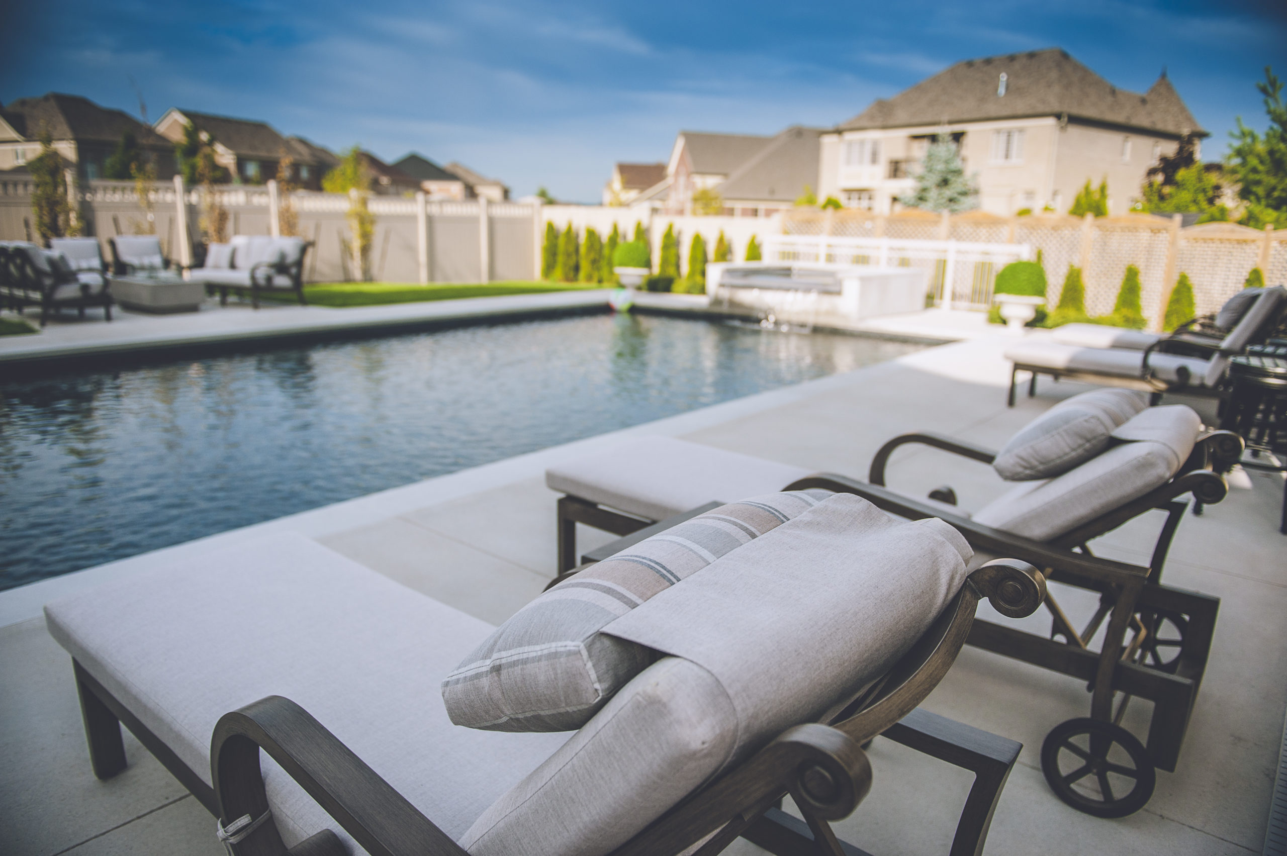 Protege Casual Outdoor Patio Furniture Athens Chaise Lounge with