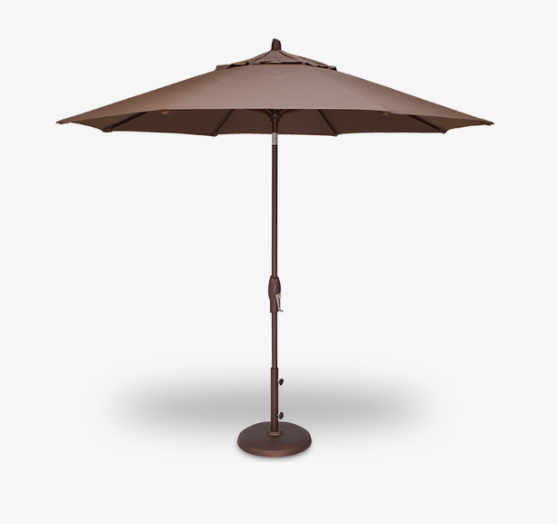 Protege Casual Outdoor Patio Furniture 11 Round Auto Tilt Market Umbrella