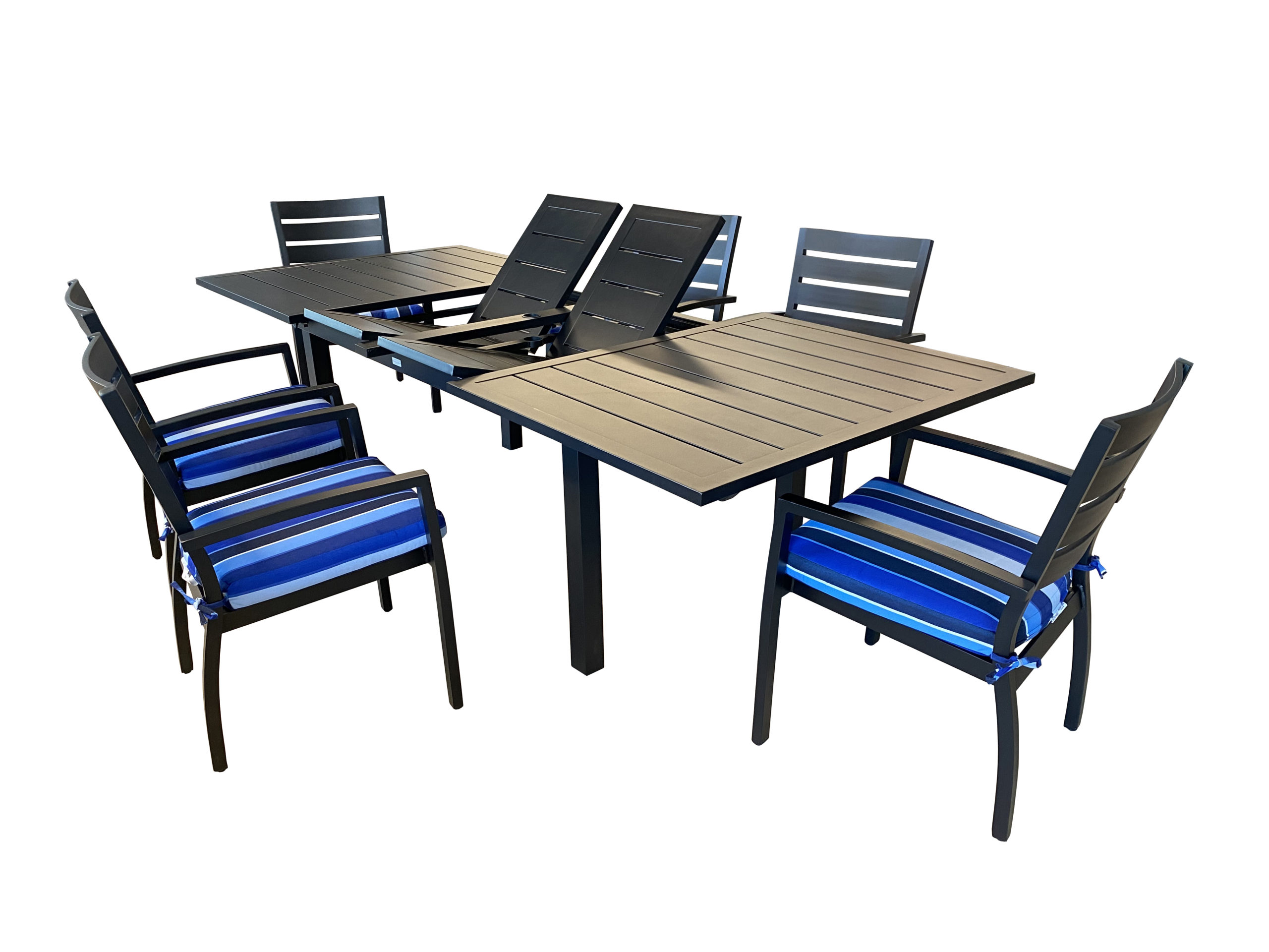 Protege Casual Outdoor Patio Furniture Southampton 7 Piece Standard Extension Set