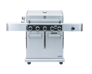 Protege Casual Outdoor Patio Furniture Kenmore Elite 5 Burner Plus Searing Side Burner Rear Burner With Rotisserie Kit Pre Assembled