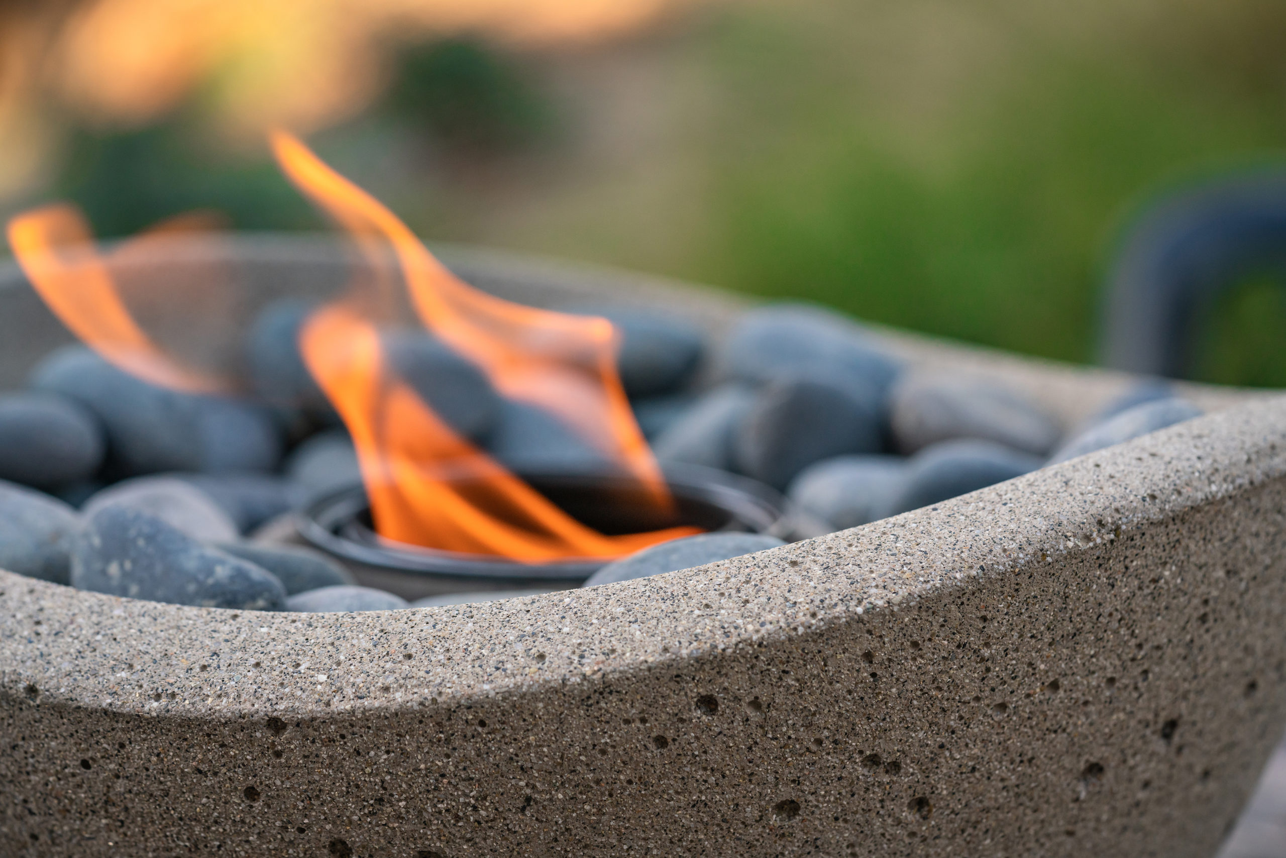 Protege Casual Outdoor Patio Furniture Terra Flame WAVE Table Top