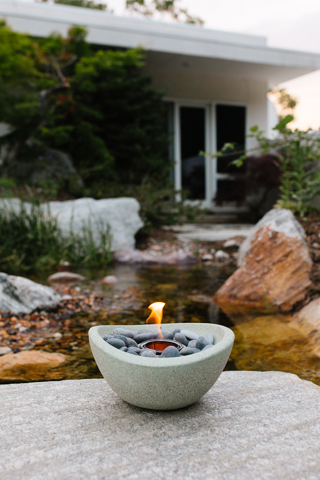Protege Casual Outdoor Patio Furniture Terra Flame WAVE Table Top